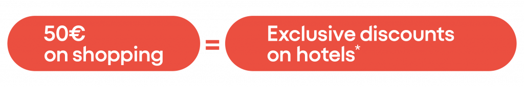 With €50 worth of purchases on the forum algarve, get exclusive discounts at hotels